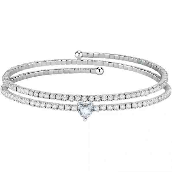 La Petite Story Romantický dvojitý náramek se srdíčkem Love LPS05ASD23 + 2 měsíce na vrácení zboží