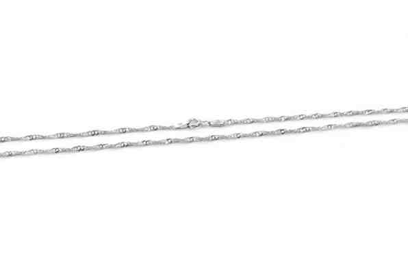 Beneto Moderní stříbrný řetízek Lambáda AG LAMBADA 50 cm + 2 měsíce na vrácení zboží