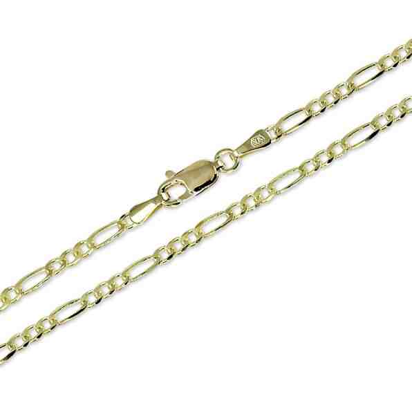 Brilio Zlatý náramek Figaro 261 115 0021 19 cm + 2 měsíce na vrácení zboží