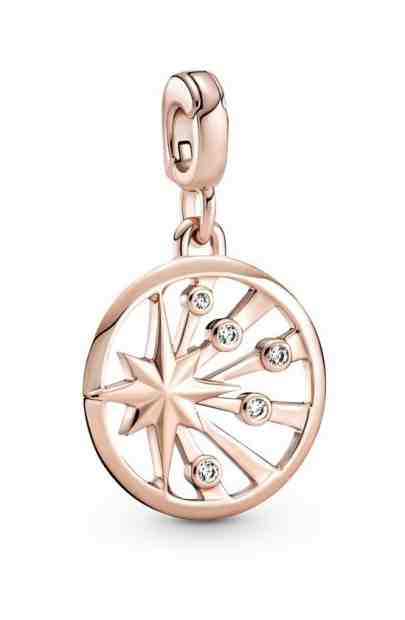 Pandora Třpytivý bronzový přívěsek Rose Me 789676C01 + 2 měsíce na vrácení zboží