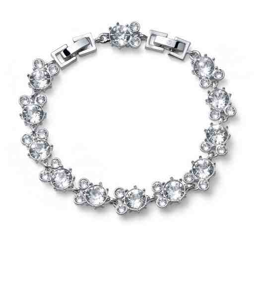 Oliver Weber Třpytivý náramek s čirými krystaly Say 32301 + 2 měsíce na vrácení zboží