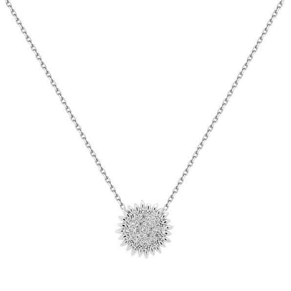 Brilio Silver Třpytivý stříbrný náhrdelník se zirkony NCL24W + 2 měsíce na vrácení zboží
