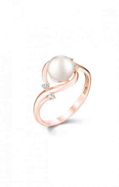 JVD Elegantní bronzový prsten s pravou sladkovodní perlou SVLR0431XH2PR 58 mm + 2 měsíce na vrácení zboží