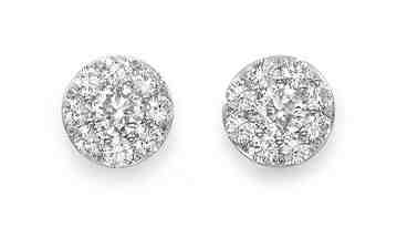 JVD Třpytivé stříbrné peckové náušnice SVLE1069XH2BI00 + 2 měsíce na vrácení zboží