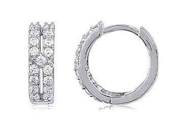 JVD Nadčasové stříbrné náušnice se zirkony SVLE1097XH2BI00 + 2 měsíce na vrácení zboží