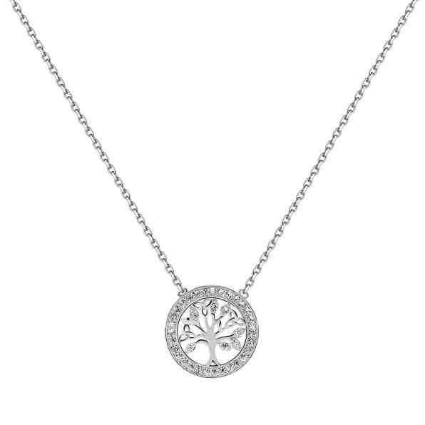 Brilio Silver Fashion stříbrný náhrdelník strom života NCL28W + 2 měsíce na vrácení zboží