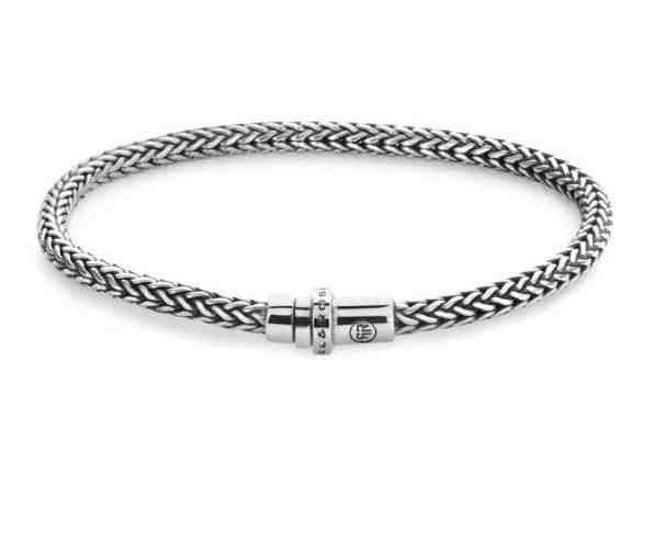 Rebel&Rose Stříbrný proplétaný náramek Artemis RR-BR031-S 21 cm - XL + 2 měsíce na vrácení zboží