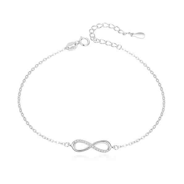 Beneto Půvabný stříbrný náramek nekonečno AGB592/21 + 2 měsíce na vrácení zboží