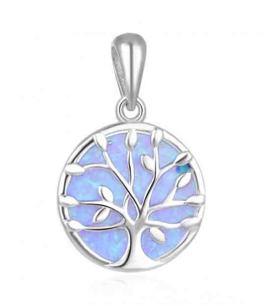 Beneto Stříbrný přívěsek s opálem Strom života AGH131L + 2 měsíce na vrácení zboží