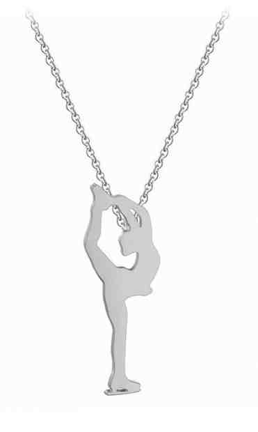 JVD Designový stříbrný přívěsek Krasobruslařka SVLP0563XH20000 + 2 měsíce na vrácení zboží