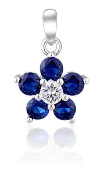 JVD Stříbrný přívěsek Třpytivá květina SVLP0448SH2BM00 + 2 měsíce na vrácení zboží