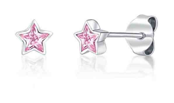 JVD Hvězdičkové peckové náušnice se zirkony SVLE1024XF6R200 + 2 měsíce na vrácení zboží