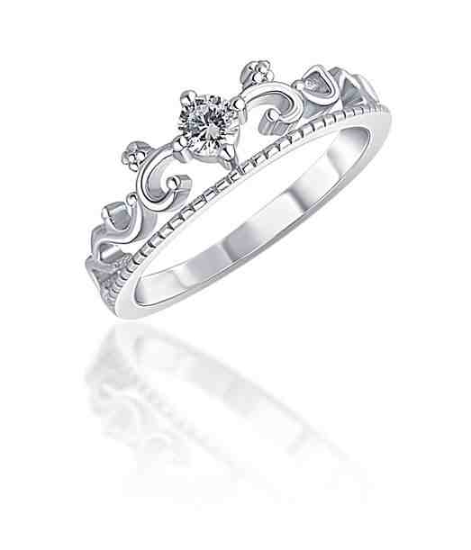 JVD Designový stříbrný prsten Korunka SVLR0164XE9BI 48 mm + 2 měsíce na vrácení zboží