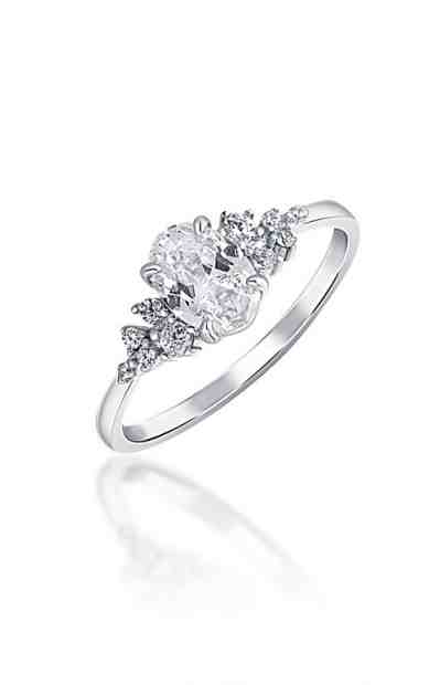 JVD Třpytivý zásnubní prsten se zirkony SVLR0414XH2BI 55 mm + 2 měsíce na vrácení zboží