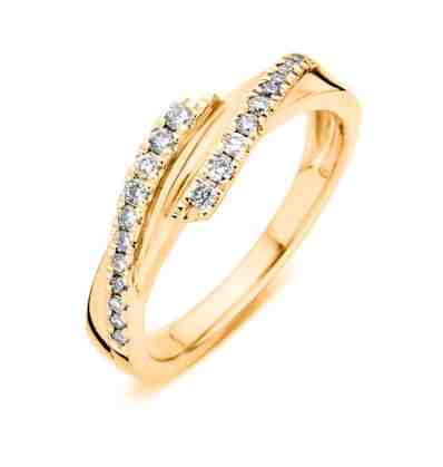 JVD Půvabný pozlacený prsten se zirkony SVLR0375XH2GO52 52 mm + 2 měsíce na vrácení zboží