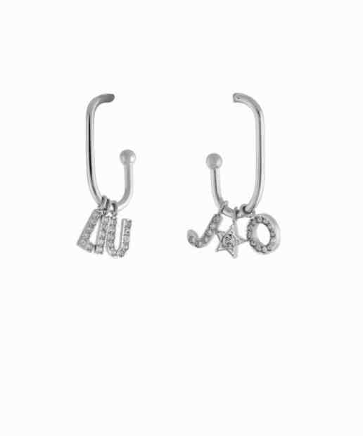 Liu.Jo Moderní ocelové náušnice s přívěsky Icona LJ1700 + 2 měsíce na vrácení zboží