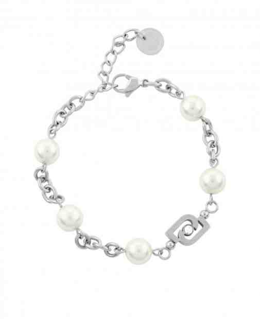 Liu.Jo Půvabný ocelový náramek s perličkami Icona LJ1664 + 2 měsíce na vrácení zboží