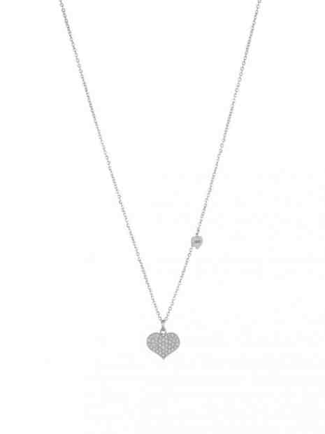 Liu.Jo Půvabný ocelový náhrdelník se srdíčky Brilliant LJ1637 + 2 měsíce na vrácení zboží
