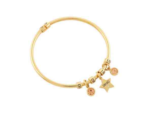 Liu.Jo Krásný pozlacený náramek s přívěsky Brilliant LJ1642 + 2 měsíce na vrácení zboží