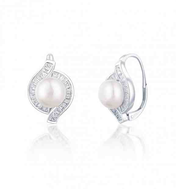 JwL Luxury Pearls Krásné stříbrné náušnice s pravými perlami JL0718 + 2 měsíce na vrácení zboží