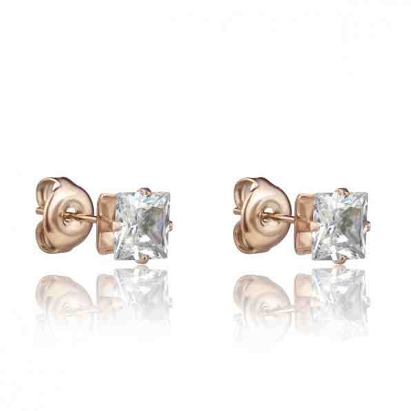 Emily Westwood Krásné bronzové náušnice s krystaly WE1041R + 2 měsíce na vrácení zboží