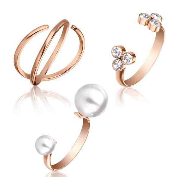 Emily Westwood Okouzlující sada bronzových prstenů WS092R + 2 měsíce na vrácení zboží