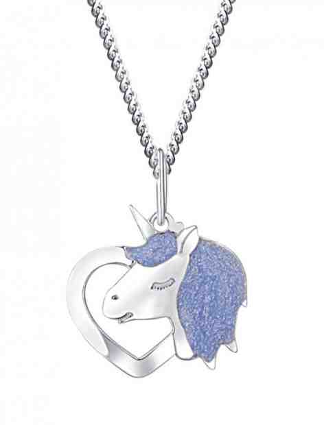 Praqia Stříbrný dětský náhrdelník Jednorožec KO6376_CU035_40_RH (řetízek, přívěsek) + 2 měsíce na vrácení zboží