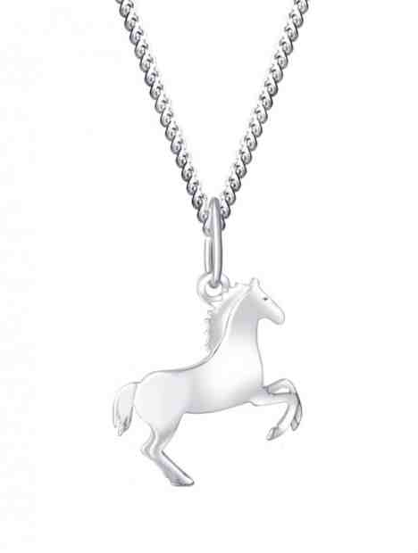 Praqia Hravý stříbrný náhrdelník Koník Ferda KO6438_CU035_40_RH (řetízek, přívěsek) + 2 měsíce na vrácení zboží