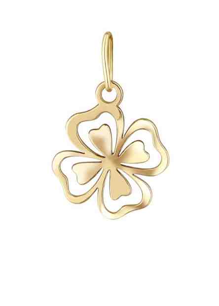 Praqia Půvabný zlatý přívěsek Čtyřlístek PA7058 + 2 měsíce na vrácení zboží