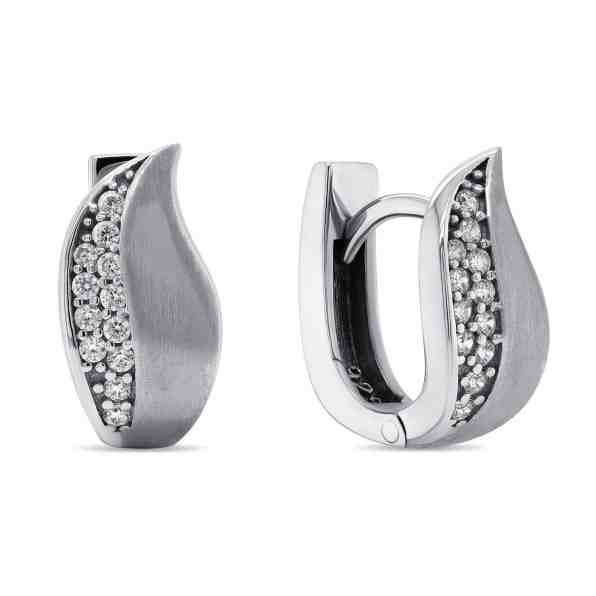 Brilio Silver Něžné stříbrné náušnice EA262W + 2 měsíce na vrácení zboží