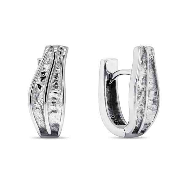 Brilio Silver Působivé stříbrné náušnice EA264W + 2 měsíce na vrácení zboží