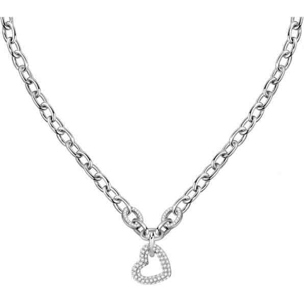 Morellato Elegantní ocelový náhrdelník se srdíčkem Incontri SAUQ05 + 2 měsíce na vrácení zboží