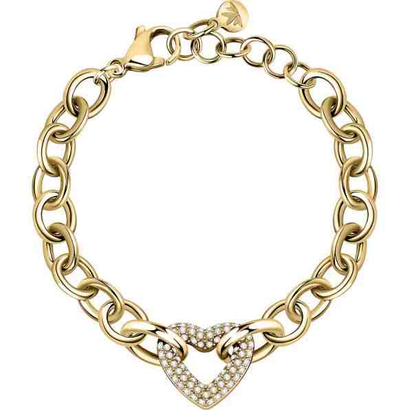 Morellato Půvabný pozlacený náramek se srdíčkem Incontri SAUQ09 + 2 měsíce na vrácení zboží