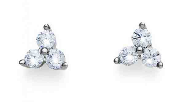 Oliver Weber Třpytivé peckové náušnice s čirými zirkony 22989 + 2 měsíce na vrácení zboží