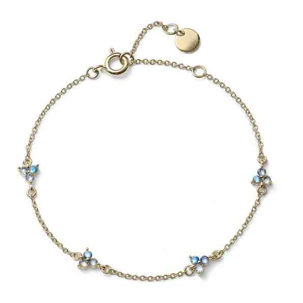 Oliver Weber Pozlacený náramek se zirkony Wispy 32306G + 2 měsíce na vrácení zboží