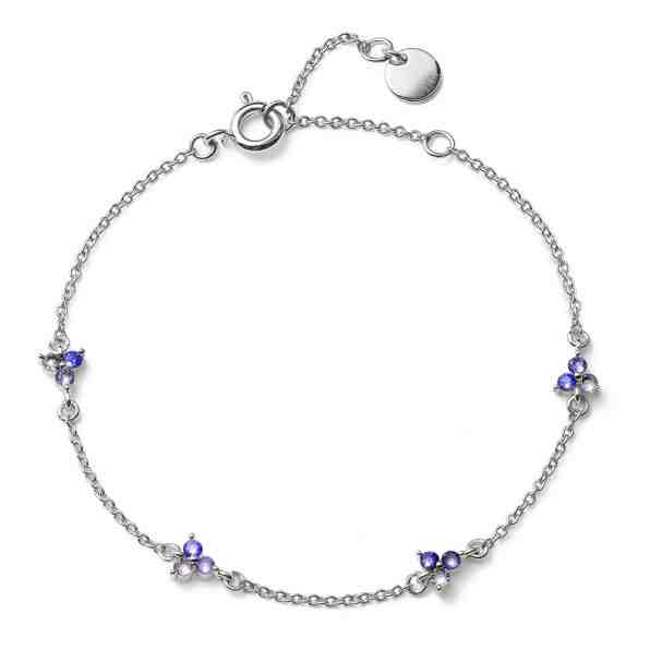 Oliver Weber Nádherný náramek se zirkony Wispy 32306 VIO + 2 měsíce na vrácení zboží