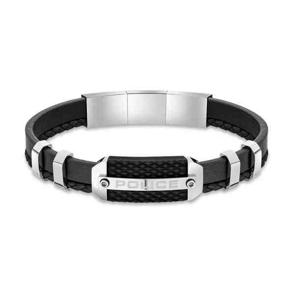 Police Moderní kožený náramek Hardware PEAGB2119651 + 2 měsíce na vrácení zboží