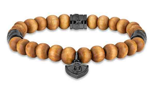 Police Korálkový dřevěný náramek Talisman PEAGB2120114 19 cm + 2 měsíce na vrácení zboží
