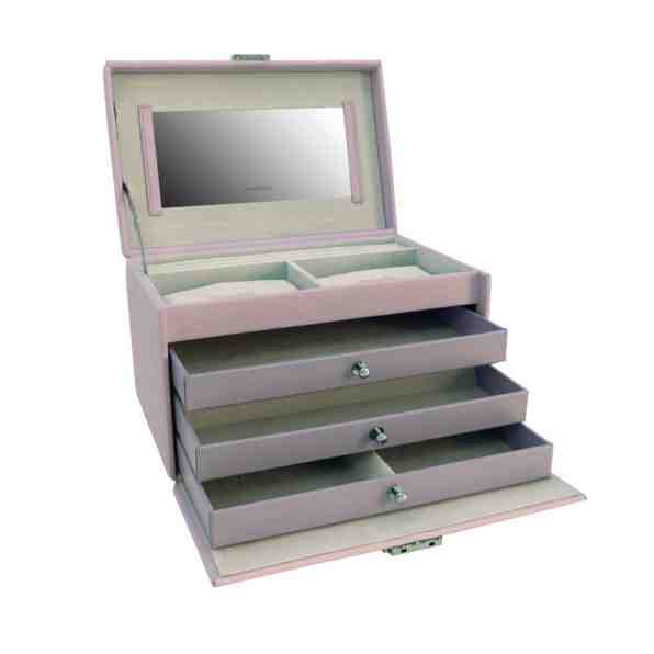 Friedrich Lederwaren Jemná levandulová šperkovnice Jolie 23256-56 + 2 měsíce na vrácení zboží