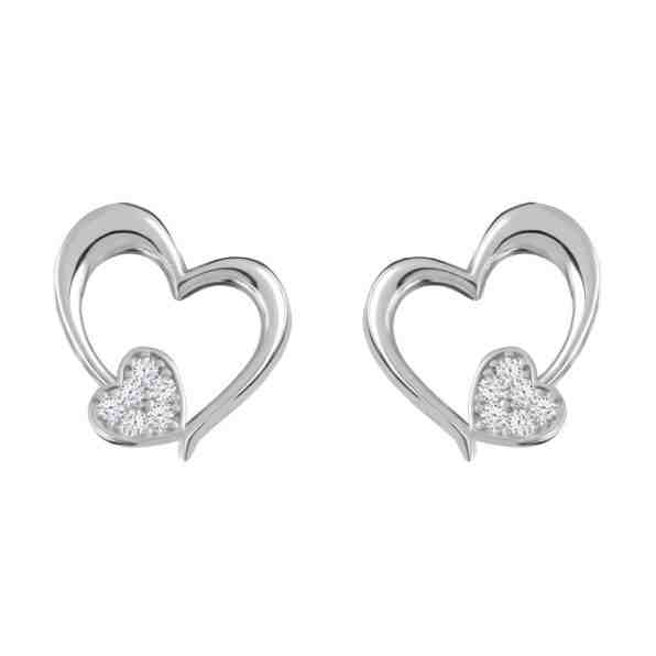 Preciosa Romantické stříbrné náušnice Tender Heart s kubickou zirkonií Preciosa 5335 00 + 2 měsíce na vrácení zboží