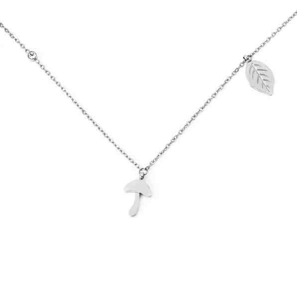 Vuch Hravý ocelový náhrdelník s přívěsky Silver Big Woods + 2 měsíce na vrácení zboží