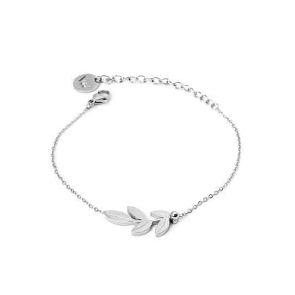 Vuch Elegantní ocelový náramek Silver Little Leaf + 2 měsíce na vrácení zboží