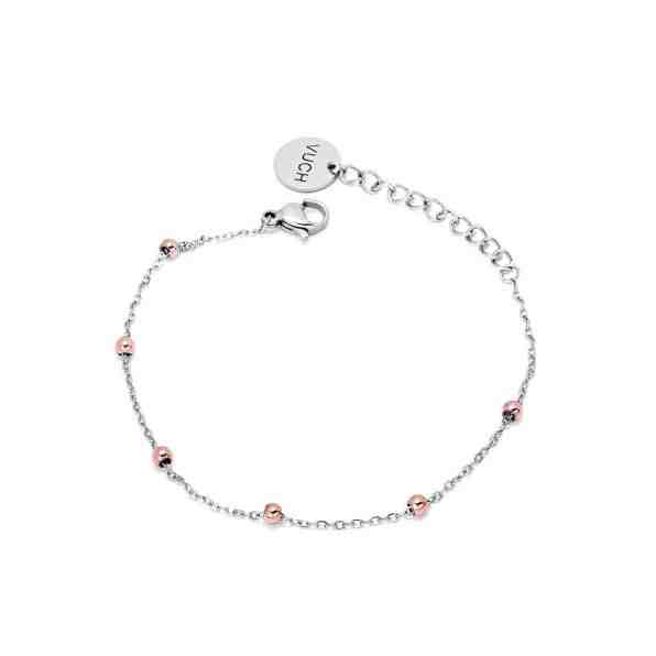 Vuch Minimalistický ocelový bicolor náramek Silver Little Marbles + 2 měsíce na vrácení zboží