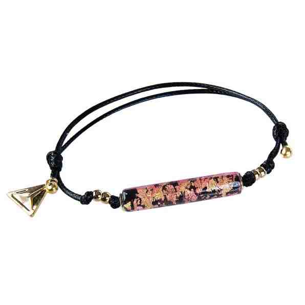 Lampglas Unikátní náramek Desert Rose s 24karátovým zlatem v perle Lampglas BPR16/POZ + 2 měsíce na vrácení zboží