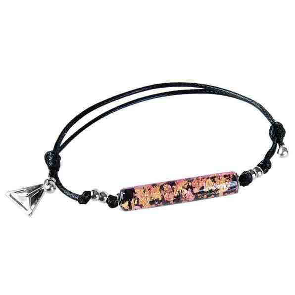 Lampglas Unikátní náramek Desert Rose s 24karátovým zlatem v perle Lampglas BRO16/RHO + 2 měsíce na vrácení zboží