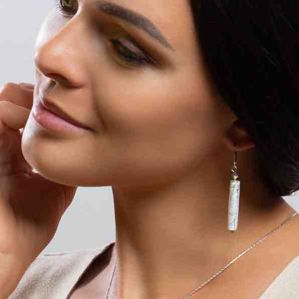 Lampglas Sněhobílé náušnice Ice Peak s ryzím stříbrem v perlách Lampglas EPR23 + 2 měsíce na vrácení zboží