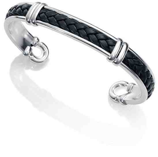 Viceroy Otevřený pánský kožený náramek Fashion 1200P09010 + 2 měsíce na vrácení zboží