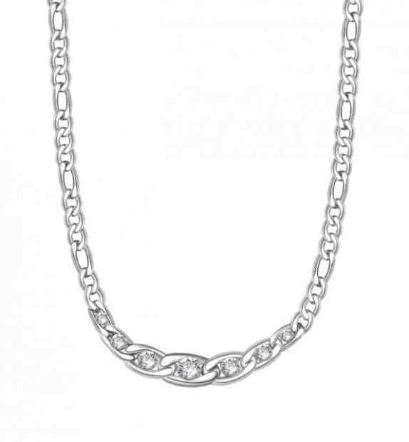 Brosway Nadčasový ocelový náhrdelník s krystaly Symphonia BYM97 + 2 měsíce na vrácení zboží