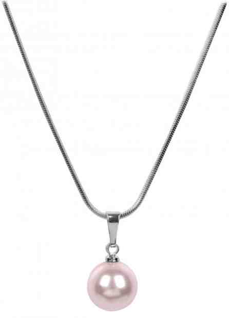 Levien Půvabný náhrdelník s perličkou Pearl Rosaline + 2 měsíce na vrácení zboží