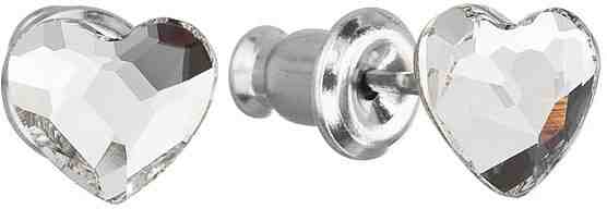 Troli Náušnice Srdce Crystal + 2 měsíce na vrácení zboží